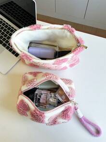 MEYOU FAIRY Valentine's Day New Collection, Makeup Bag, Portable Handbag, Storage Bag, Toilet Bag, Tie Rope Makeup Bag, Makeup Storage Tissue Storage, Essential Travel Bag, Storage Bag, Women's And Girls' Sanitary Napkins Storage Bag, Inner Bag, Gift Girlfriend - Multicolor - View 7