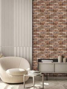 20片3D PVC仿砖自粘墙板，防水瓷砖墙贴，适用于浴室、厨房防溅板，易于清洁，小砖墙砖，适用于室内墙面、房车、出租房DIY装饰 - 彩色 - 查看 8