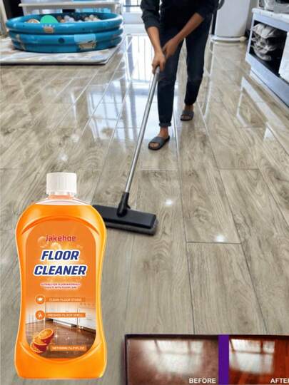 500地板清洁剂，去除污渍和污垢，适用于硬木地板、瓷砖和陶瓷地板。轻松去除顽固污渍，提升地板光泽。多功能清洁剂，适用于厨房和浴室地板。地板清洁剂：强效去污，清新香型，去除瓷砖和木地板污垢的神奇产品，也可用于清洁浴室和家具。