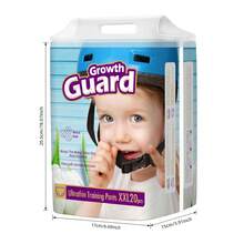 Growth Guardian 云朵般柔软超薄一次性婴儿训练裤，超薄芯层，透气干爽；泡泡腰带防止腰部勒痕，360° 柔软包裹，有效防漏，适合如厕训练及各种场景。 - 白色 - 查看 7