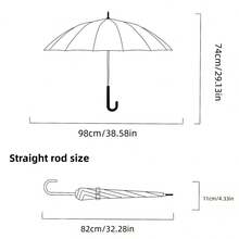 High-Quality Japanese Style Stained Glass Window Floral Transparent Automatic Folding Umbrella For Students - Multicolor - View 2