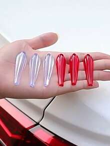 6pcs Car Aerodynamic Spoiler Strips, Automotive Body Bumper Protector Trim, Noise Reduction Decoration Accessories - [6-piece Spoiler] - View 13