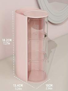 1pc Makeup Organizer Box, Jewelry, Hair Ties, Earrings, Makeup Sponge Holder - Multicolor - View 9