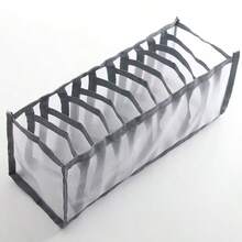 3pcs Foldable Fabric Organizer Boxes, Underwear & Bra Storage Boxes, Made Of Polyester Fiber, Drawer Style With Dividers, Suitable For Storing Underwear, Socks, Accessories. Multi-Functional Wardrobe Storage, Suitable For Home And Travel Use. - Multicolor - View 15