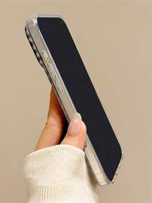 1pc Creative Personalized Fun Celebratory Text Pony Plaid Pattern Phone Case, Compatible With Apple 17 Pro Max, 17 Air, 16, 15, 14, 13, 12, 11 Pro Max Plus, Anti-Drop Phone Protective Cover - Multicolor - View 6