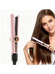 UKLISS 热风直发梳，自动美发造型工具，打造柔顺直发 - 粉色 - 查看 8