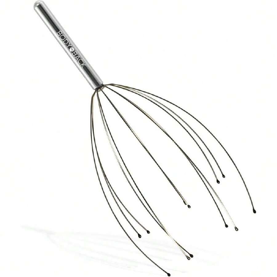 Scalp Massager, Head Scratcher, Manual Head Massager For Stress Relief, Relaxing Scalp Scratcher, Tingler For Gentle Hair Stimulation (Silver),38521911 - 銀色 - 查看 1