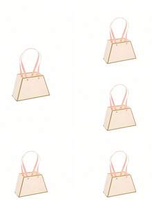 散装花束礼品袋 - 花束盒，用于装饰，纸质花卉礼品袋，带提手的花店用品，派对中心装饰，便携式散装花卉纸质礼品包装袋，适合作为2025年女性毕业礼物、婚礼生日礼物，带提手的便携式花卉包装纸袋，防水空花店盒子（经典款） - 彩色 - 查看 13