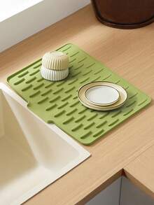 1 szt. antypoślizgowa mata odpływowa z wbudowanym systemem odpływowym – ta mata ochronna na blat posiada zintegrowany odpływ ułatwiający czyszczenie i jest wyposażona w specjalny, oszczędzający miejsce ociekacz, co czyni ją idealnym wyborem do nowoczesnych kuchni i domów. Utrzymuje kuchnię w suchości i jest idealnym prezentem na Walentynki. - Wielokolorowe - Zobacz 5