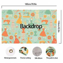 Party Backdrops - Green - View 6