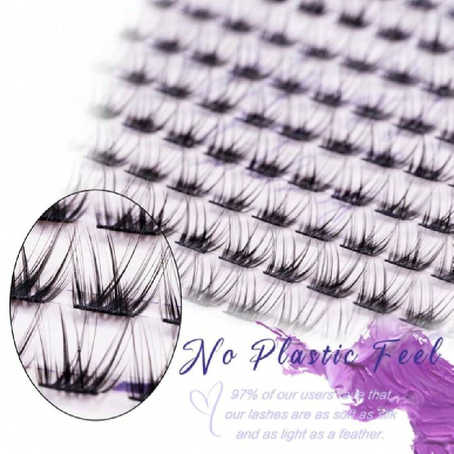 Upgraded,10 Lash Clusters Wispy D Curl With No Plastic Feel,Natural Cluster Eyelash Extensions,Ultra-Soft Individual Lashes With Thin Band,Long-Lasting And New Comfort -Starrtyle[],38505219 - Wolf Calls - 查看 1