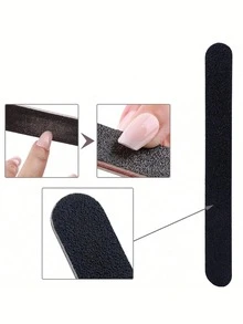 1/5/10/25/50/100 片装指甲锉，100/180 目指甲锉和抛光块，专业双面砂纸美甲工具，适用于亚克力指甲 - 彩色 - 查看 6