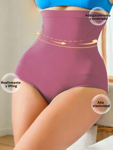 Calzones de punto de cintura alta para controlar el abdomen corte triangular multicolor estilo sencillo y cómodo para uso diario parte inferior de faja para mujer,faja levanta pompa,fajas de mujer,fajas,fajas sol leon,fajas colombianas para mujer - Azul - Ver 6