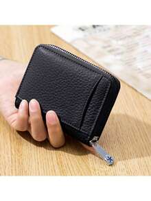 新款女士钱包 女式PU皮钱包 大容量钱包 小巧柔软皮革零钱包 迷你硬币卡包