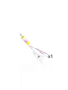 1pc Cat Teaser Wand Toy, Pet Artificial Feather Bell Replacement, Suitable For Cat Exercise And Entertainment, Handheld Teaser Wand With Replaceable Insect-Shaped Wand Heads - Multicolor - View 16