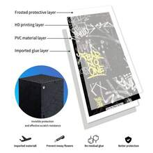 一套适用于 Series S 的印花保护贴纸，防滑、防刮、个性化创意装饰保护贴膜 - 彩色 - 查看 8