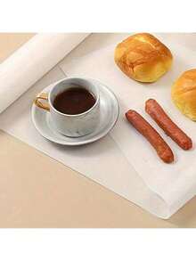 5m/10m/20m White Baking Parchment Paper, Double-Sided Silicone Oil Paper, Suitable For Baking, Roasting, Air Fryer, Kitchen Use | Silicone Coated, Suitable For Home, Restaurant And Outdoor Activities, Back To School Season