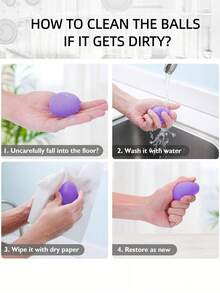 1Pc Silicone Hand Grip Ball Egg Gym Fitness Finger Heavy Exerciser Strength Gripper Trainer Finger Resistance Exercise Sports Fitness Yoga - Multicolor - View 8