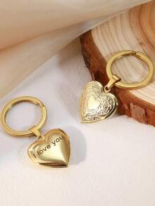 Personalized Photo Heart-Shaped Keychain, Customized Engraved Keychain, Retro Heart-Shaped Keychain, Photo Keychain, Memorial Keychain, Customized Love Photo Keychain, Pet Photo Keychain - Fashionable, Minimalist, Unique Personalized Gifts, Suitable For Christmas, Valentine's Day, DIY Birthday, Anniversary, Couples, Mother's Day, Wedding, Bridesmaid, Party, New Year, Best Friend Gifts - Multicolor - View 6