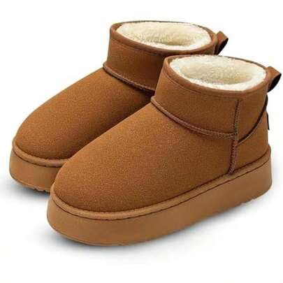 Botas de Nieve para Mujer,Botas de Invierno Mujer,Forro Polar Suave,Impermeable y Antideslizante,Adecuado para Esquiar, Viajar e ir de Compras en Invierno y Mini Botas de Mujer