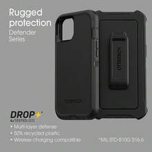 Defender Series Screenless Edition Case For For IPhone 13 (Only) - Holster Clip Included - Non-Retail Packaging - Black,Black - Đen - Xem 7