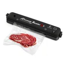 Máquina de Sellado al Vacío Automatica para alimentos, con 10 bolsas - Tipo de Enchufe A USA (110-127V) - Ver 10