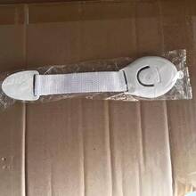 4/8pcs,Multi-Functional Fabric Strap Safety Lock, Child Safety Lock, Bedroom Accessories, Home Decor, Kitchen Accessories, Bathroom Accessories, Valentine's Day, Living Room Accessories - White - View 6