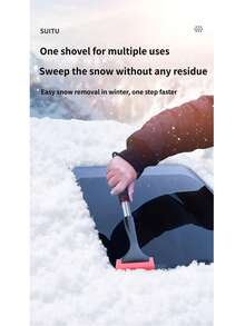 Rubber Car Snow Scraper, Flexible Ice Remover, Suitable For Windshield And Car Windows, Winter Snow Removal Tool