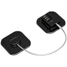 Cerradura Autoadhesiva para Refrigerador, Mini Cerraduras de Refrigerador, Cerradura para Congelador, Cerradura de combinación digital, no requiere llave () Loopunk ()(uno negros) - Multicolor - Ver 2