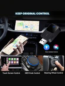 NEW Wireless CarPlay Android Auto Wireless Adapter Smart Mini Box Plug And Play Connect Universal For Nissan Wireless Adapter