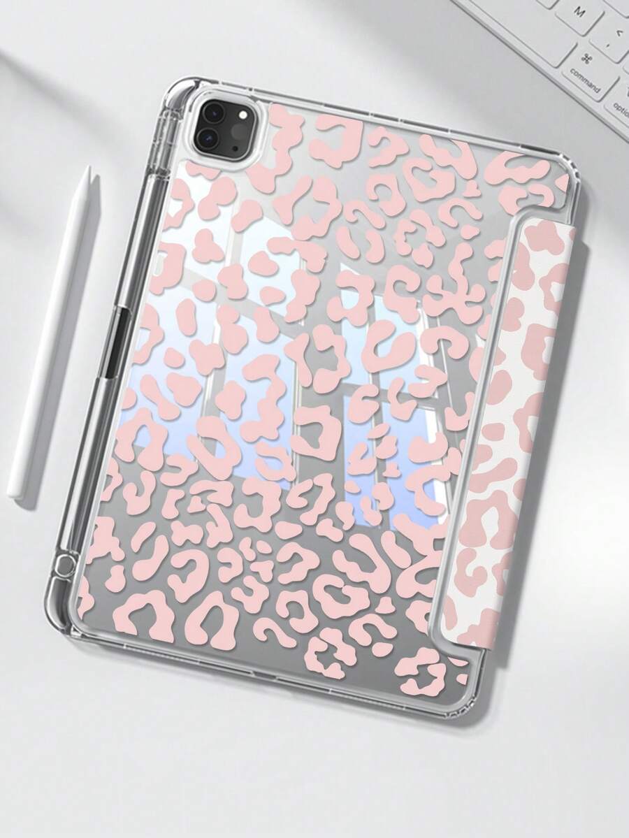Ốp lưng chống sốc hai mặt bằng acrylic trong suốt in hình báo hồng xinh xắn này phù hợp với iPad thế hệ thứ 7, 8 (10.2 inch) và 10. Ốp có khe cắm bút tích hợp và hỗ trợ chức năng bật/tắt màn hình. Đây là lựa chọn lý tưởng cho quà tặng dịp lễ và năm mới. - Nhiều màu - Xem 1