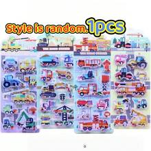 3D Water Sticker Racing Car Toy, Children's Reward Liquid Quicksand Crystal Small Sticker Painting - Tanned Kitty/Sticker>Candy/Kitten/Kids - Multicolor - View 13