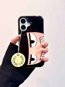 Kawaii Q-Version Japanese Snime Girl Phone Case For 17 16 15 13 11 Pro Max PLUS MINI Air XR XSMax Black Y2K Cover Simple. Holiday Phone Accessories. Minimalist New Style Holiday Gift 16 Promax Case 13 Case Add A Festive Touch Holiday Special Offer It Is The Best Gift Choice For Friends Or Family. Holiday Limited Edition Valentine's Day 17 Pro Max Case Customizable Things 15 Case Valentine's Day Gift Giving Exquisite Case Stitch  Case Custom Phone Case - A02 - 查看 1