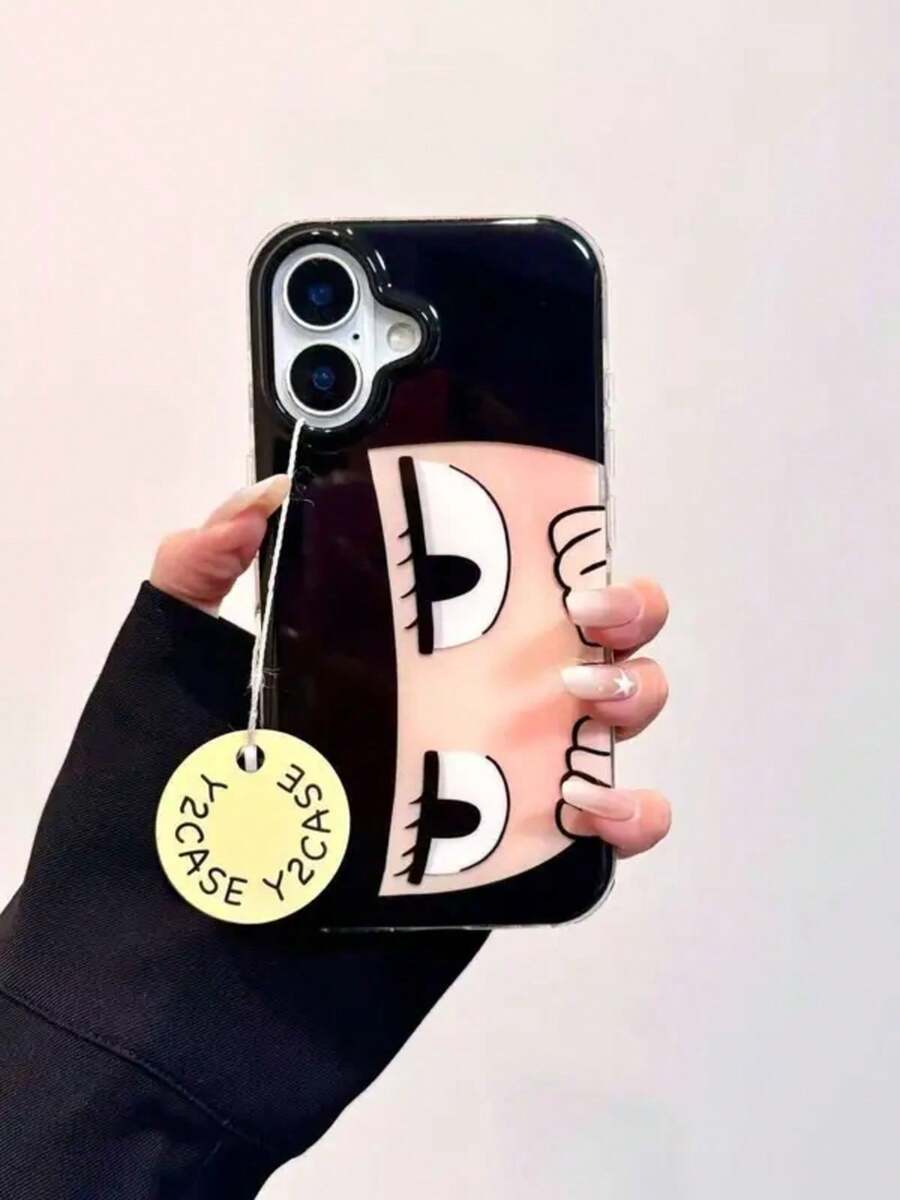 Kawaii Q-Version Japanese Snime Girl Phone Case For 17 16 15 13 11 Pro Max PLUS MINI Air XR XSMax Black Y2K Cover Simple. Holiday Phone Accessories. Minimalist New Style Holiday Gift 16 Promax Case 13 Case Add A Festive Touch Holiday Special Offer It Is The Best Gift Choice For Friends Or Family. Holiday Limited Edition Valentine's Day 17 Pro Max Case Customizable Things 15 Case Valentine's Day Gift Giving Exquisite Case Stitch  Case Custom Phone Case - A02 - 查看 1