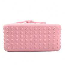 Beach Bag Rubber Tote Bag Waterproof Travel Bags Washable Open Tote Bags For Beach, Sports And Picnic,Small,SkyBlue - 天藍 - 查看 5