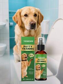 120毫升/60毫升宠物如厕训练喷雾，帮助训练猫狗养成良好的如厕习惯，有效引导排便，狗狗如厕训练喷雾，用于日常训练，引导狗狗到指定的如厕地点并纠正排便习惯。 - 彩色 - 查看 4