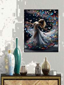 Diamond Art Kits For Adults, Beautiful Dancer Full Drill Diamond Painting For Beginners, 5D Gem Art For Home Wall Decor - Multicolor - View 4