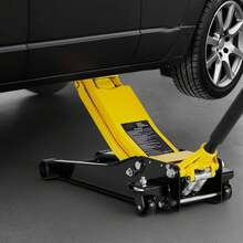 Low Profile Floor Jack, 2 Ton (4400 Lbs) Capacity, Steel Racing Floor Jack With Dual Pistons Quick Lift Pump, Hydraulic Trolley Car Lift For Sports Cars, Sedans, Lifting Range 2.95-19.9 Inches - 2T - View 10