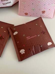 5个可爱小狗快递袋信封加厚包装袋防震气泡膜 - 彩色 - 查看 2