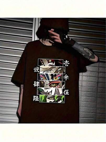 playeras de niño Ropa de anime para niños, ropa para niños y niñas, camiseta de anime camisas para niños, blusas para niñas. Salir a divertirse es muy adecuado.ropa de niño ofertas y liquidaciones Camiseta Anime Devil Slayer Upper Moon - Unicornio con arte de manga Kenshin en 6 paneles, texto en japonés e impresión digital vibrante. Camiseta de corte regular para hombres y mujeres, ajuste casual, tela de estiramiento medio lavable a máquina, ropa de cultura pop cómoda para todas las estaciones para entusiastas del anime (colección de la serie Upper Moon) playera de hombre tops sudaderas para mujer Diseñada para la comodidad durante todo el día, es más que un básico: es un regalo considerado y práctico para envolver a tus seres queridos en una comodidad inquebrantable