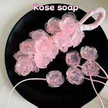 1个手工水晶葡萄/玫瑰皂模，手工精油皂制作材料，情侣/家庭DIY葡萄/玫瑰香皂，适合：新年礼物、感恩节、国庆节、情人节、开学季、母亲节、教师节礼物 - 彩色 - 查看 7