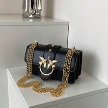 New Women's Handbag, Versatile Small Square Bag, Niche Style, Shoulder Bag, Crossbody Bag, Handbag - 黑色 - 查看 4
