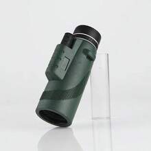 Este telescopio monocular de alta resolución de 8x es potente pero compacto, lo que lo hace ideal para acampar al aire libre, hacer senderismo y observar aves. - Verde - Ver 3