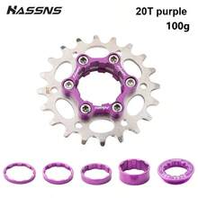 HASSNS 套件 K7 自行车单速飞轮 HG 13T-22T 自行车单速飞轮，适用于 AM BMX 土坡车 8-11 速 - 彩色 - 查看 9