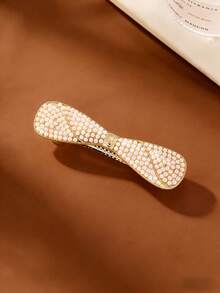 1pc Luxury Rhinestone Butterfly Hairclip, High-End Alloy Spring Clip Elegant Hair Accessory - Multicolor - View 9