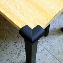 4pcs Soft Foam Baby Corner Guards, Pre-Taped Furniture Edge Protectors, L-Shaped Safety Cushion Pads, Angle Protectors