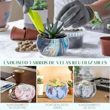 Velas Aromáticas, Juego de 16 Velas Perfumadas Relajantes, Cera de Soja 100% Pura(Por Lata 2.5 Onzas), Regalos para Mujer, Velas Aromaterapia, Alivio del Estrés, para Yoga,Navidad,Día de San Valentín(default) - Multicolor - Ver 7