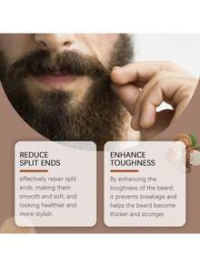 Men's Beard Care Wax Moisturizing Nourishing Smooth Cleaning Beard Gloss Shine Care - 1 - View 4