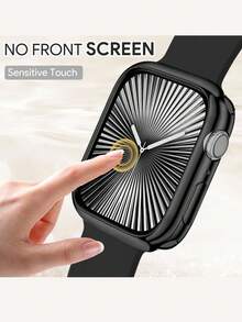 Ốp lưng mềm, khung rỗng, bảo vệ đồng hồ tương thích với Apple Watch Ultra 11 10 SE 9/8/7/6/5/4/3/2/1. Tương thích với Apple Watch Smart Watch 40 MM 41 MM 42 MM 44 MM 45 MM 46 MM 38MM 49 MM. Chất liệu TPU mềm dẻo, siêu mỏng, chống sốc, chống trầy xước, chống va đập, trọng lượng nhẹ, cảm ứng nhạy. (Không có kính) Tương thích với dành cho cả nam và nữ. - màu đen - Xem 6