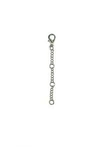Stainless Steel Necklace Extension Chain, Extender Tail Chain Suitable For Bracelets, Anklets, Jewelry Making - Silver - View 9